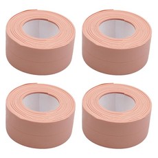 Yoromkorom 縫隙密封防水膠帶 3.8cm x 3.2M 粉紅色, 4個