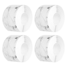 Yoromkorom 縫隙阻隔防水膠帶 3.8cm x 3.2M 大理石B, 4個