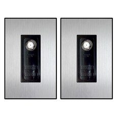 Boedam CATV 單孔插座 銀色, 2個