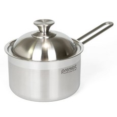 Kitchen-Art IH爐適用優質S高湯鍋, 銀色, 1個, 16cm