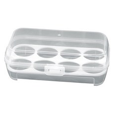 Onmoa 雞蛋收納盒 8格, 1個, 白色