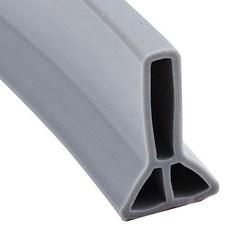 Yoromkorom矽膠浴室陽台防水擋水板 高度5cm*長度1M 灰色, 1個