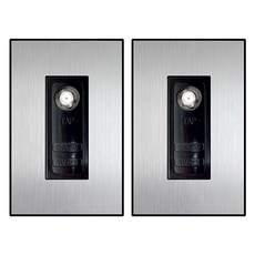 Boedam CATV 衛星用 2孔 銀色插座, 2個