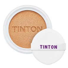 TINTON 大容量佩斯利版豐盈氣墊粉餅補充蕊 22g, 23 Natural Beige, 1個