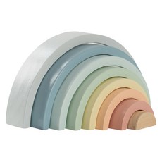 TOOKY TOY 拓客 原木彩虹積木 8入, 1套