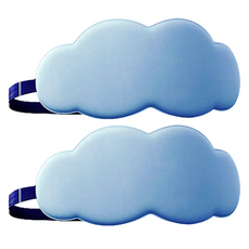 정월마켓 구름 수면 안대 블루, 2개, 1개입
