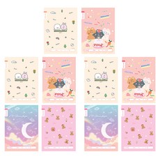 ibis 女童用國小1-2年級書寫10格本, 隨機出貨, 10個