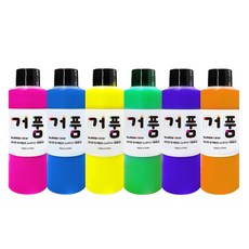 SNOWKIDS 兒童用泡沫顏料組補充包 140ml, 6色