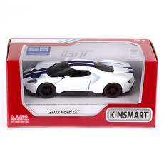 킨스마트 2017 포드 GT 프린팅 완구 KT5391F, 화이트, 1개