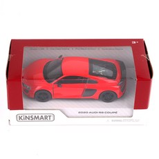KiNSMAR 2020 奧迪 R8 Coupe 汽車可動玩具 KT5422, 紅色