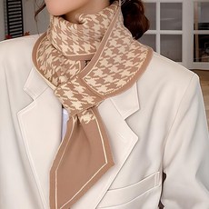 페이퍼먼츠 하운드 시크 클래식 패턴 니트 스카프 23263