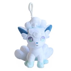 PoKeMoN 寶可夢 阿羅拉六尾毛絨吊飾, 1個, 混色