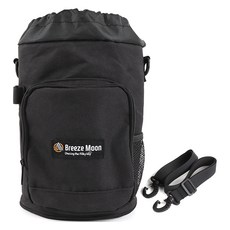 Breeze Moon 戰術水壺 Brooklyn Works YETI BAMKEL 兼容多用途保冷袋, 摩登黑, 3.8L