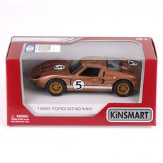 KiNSMAR 福特 GT40 MK2 傳承版汽車玩具 KT5427F, 金色, 1個