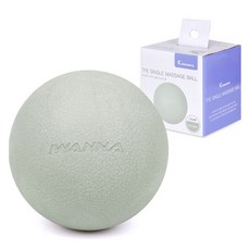 아이워너 싱글 마사지 지압볼, 세이지그린, 1개