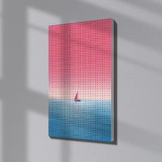 타공판닷컴 UV프린팅 핑크선셋 인테리어 타공판 800 x 1200, 혼합색상, 1개