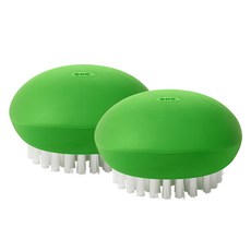 옥소 굿그립 야채 브러쉬 혼합색상, 1개, 2개