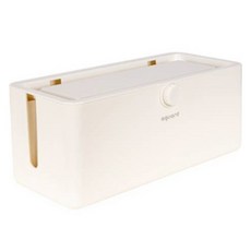 aguard 密碼鎖安全延長線收納盒, 1個, 象牙白