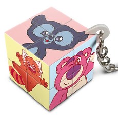 PUZZLE LIFE 皮克斯 Fluffy Together 拼圖迷你魔術方塊 2x2x2 DC207, 混合色, 1個