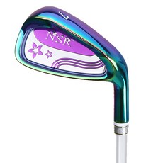 PGM Golf 女性用高爾夫 NSR2 7號全息碳纖維鐵桿 TIG026, 30度, L