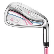 PGM Golf 女性高爾夫7號鐵桿 碳纖維粉紅 G300, L, 34度