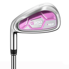 PGM Golf 女用高爾夫左手左打7號鐵桿 鋼質 粉紅色 G300, 30度, L