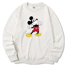 일루소 남녀공용 디즈니 스탠딩미키 맨투맨