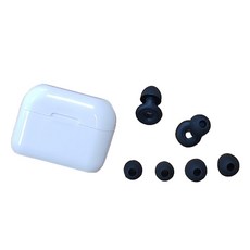 Templie 矽膠防噪音耳塞附收納盒組 黑色, 1套