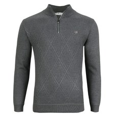 男款拉鍊針織高爾夫T恤 DW-4135