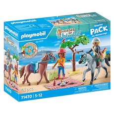 Playmobil 摩比人 入門包 阿米莉亞與班的騎馬之旅 71470, 1個
