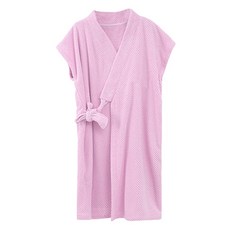 마켓피오 홈 샤워 가오리핏 리본 목욕가운, 타입6, 1개