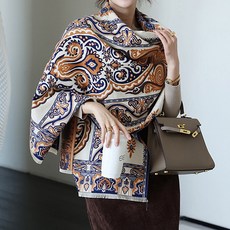 아뗄릭 에스닉 캐시미어라이크 숄 머플러 선물세트 14679 + 쇼핑백