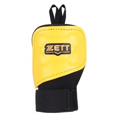 제트 손등가드 우타용 BLK-45, 옐로우 + 블랙, 1개