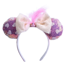 Kingsroad 漂亮角色扮演髮箍, 1個, 羽毛米奇