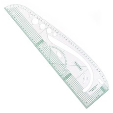 UNIQUE 放碼直角曲線尺 G-011, 1個, 綠色
