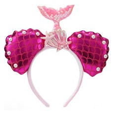 Kingsroad 漂亮角色扮演髮箍, 1個, 玫瑰美人魚公主