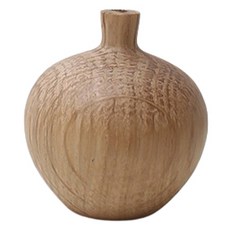 마켓피오 홈 인테리어 나무 꽃병 타입3, 혼합색상, 1개