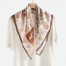 ATTERLIC 人造絲復古設計圍巾 14705 + 購物袋