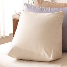 BELLELIFE 舒壓三角靠墊 含枕芯, 自然色