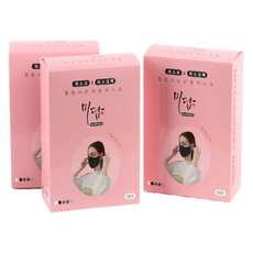 미담 여성용 미용마스크 대형, 20개입, 3개, 그린
