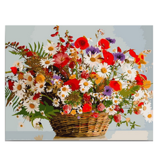 DIY 名畫繪製, W11 多彩花籃