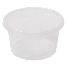 Happy Pack 小菜包裝圓形射出容器 BW350, 50個, 1入