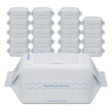 워터 99% 초순수 저자극 베이직 아기물티슈 캡형, 50g, 100매, 20개