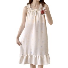 Makemine 女用高爾夫浴袍可拆卸胸墊式高級浴袍, 星星, 1個