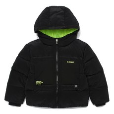 R.ROBOT 童款口袋連帽鴨絨外套