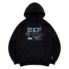 이스케이프프롬 스카이블루 키티 크루 컬렉션 프린트 후드티