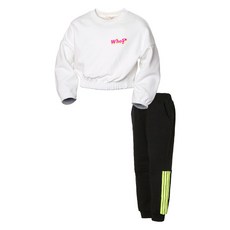 Uravi 兒童短版大學T上下套裝