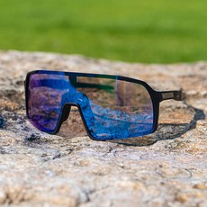 Mach 透明運動變色護目鏡, 1個, 黑色 + 藍色