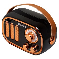 빌보드 휴대용 라디오 겸용 블루투스 스피커, RP-02, 블랙