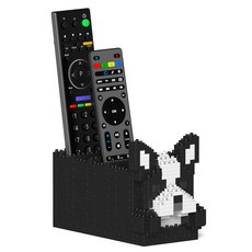 波士頓㹴犬遙控器支架積木 S 小型, 混合顏色, 1個